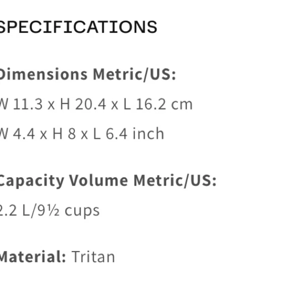 Tupperware Ultraclear Oval 2.2L container